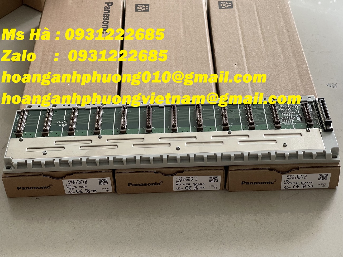 Đế dùng cho hệ thống PLC FP2-BP12 panasonic - liên hệ ngay